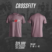 Camiseta Crossfity Básica (65% poliéster + 35% Algodón) Uva